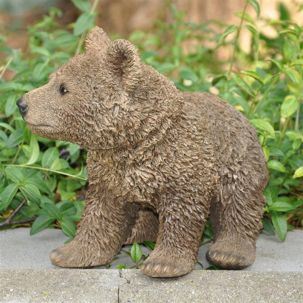 Dekofigur Gartenfigur Braunbär