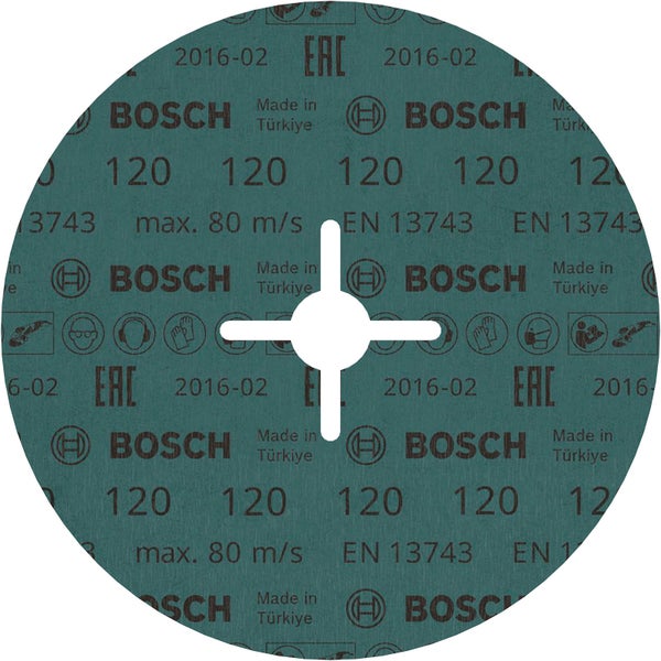 Bosch PRO R574 Fiberscheibe 180 mm G120 - 2608606745