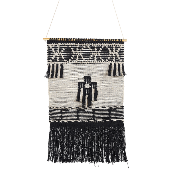 Wandbehang LARKANA Baumwolle 117 cm Beige
