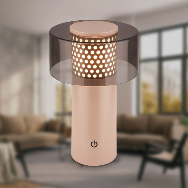 LED Tischlampe Akku LED Tischleuchte Kabellos Dimmbar Touch Outdoor Warmweiß