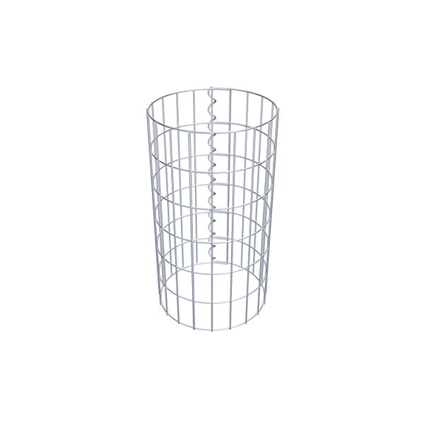 Gabionensäule Durchmesser 32 cm, MW 5 x 10 cm rund - Höhe: 0,60 m