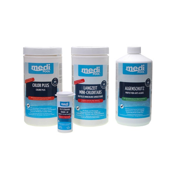 mediPool - Starter Set - Chlor (mit Chlor PLUS) 3,1 kg