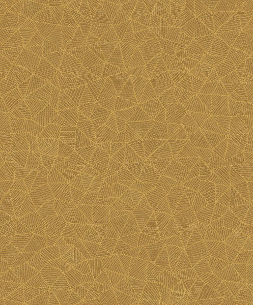 Masureel Tapete Punkte Ockergelb - 53 cm x 10.05 m - 632081