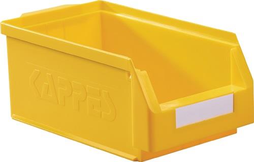 KAPPES Sichtlagerkasten L 350 x B 200 x H 150 mm gelb - 6003.00.0252