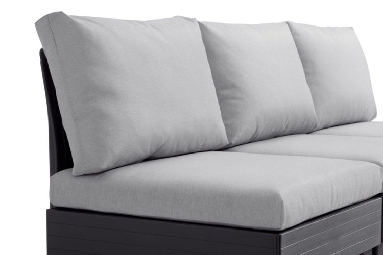 Keter Elements Loungebank + Balkonset - 5 bis 6 Personen - Graphit