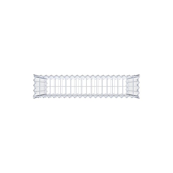 Gabione 100 cm x 90 cm x 20 cm (L x H x T), Maschenweite 5 cm x 10 cm, Spirale