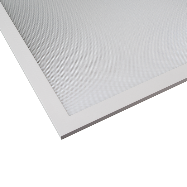 Weiße Deckenleuchte mit feiner Rasterstruktur