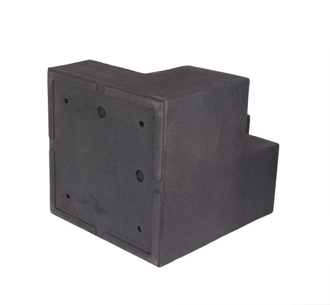 Blockstufe aus Kunststoff