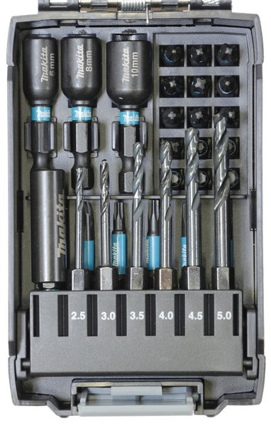 Makita Bohrer-/Bit-Set 31-tlg. Impact Black E-22866