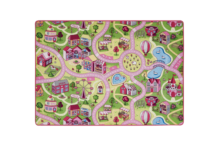 Kinderteppich Sweet Village 140 x 200 cm in multi