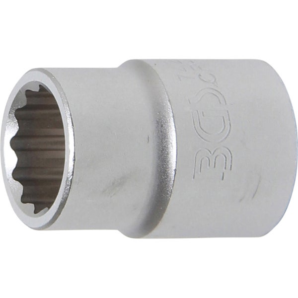 BGS Steckschlüssel-Einsatz Zwölfkant Antrieb Innenvierkant 20 mm (3/4) SW 22 mm - 7422
