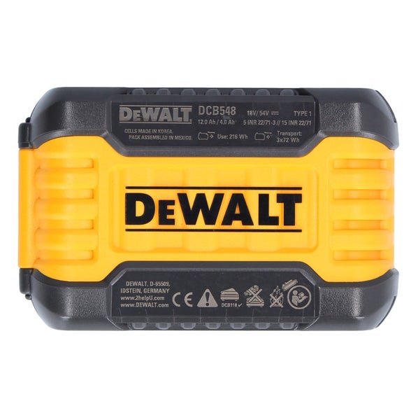 DeWalt Akku DCB548 18 Volt 54 Volt XR FlexVolt Lithium Ionen Akku