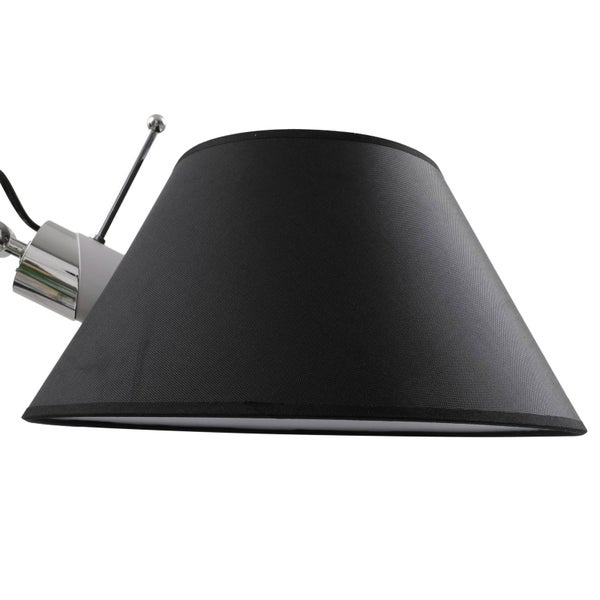 Lucande Tischlampe Dansari in Schwarz aus Metall (1 flammig, E27) - Tischleuchte Schreibtischlampe Nachttischlampe Wohnzimmerleuchte