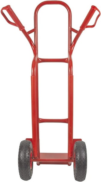 Sackkarre Trestles S04 Stahl | Treppensackkarre mit PU-Rädern & 250 kg Tragkraft | Rot | Profi-Transporthilfe Made in EU
