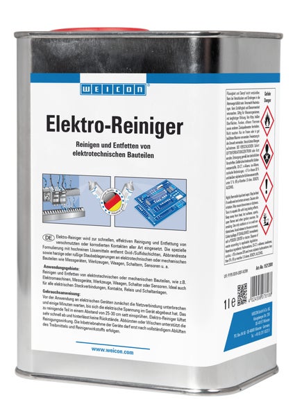 WEICON Elektroreiniger|reinigt elektronische Bauteile|1 L|farblos, transparent