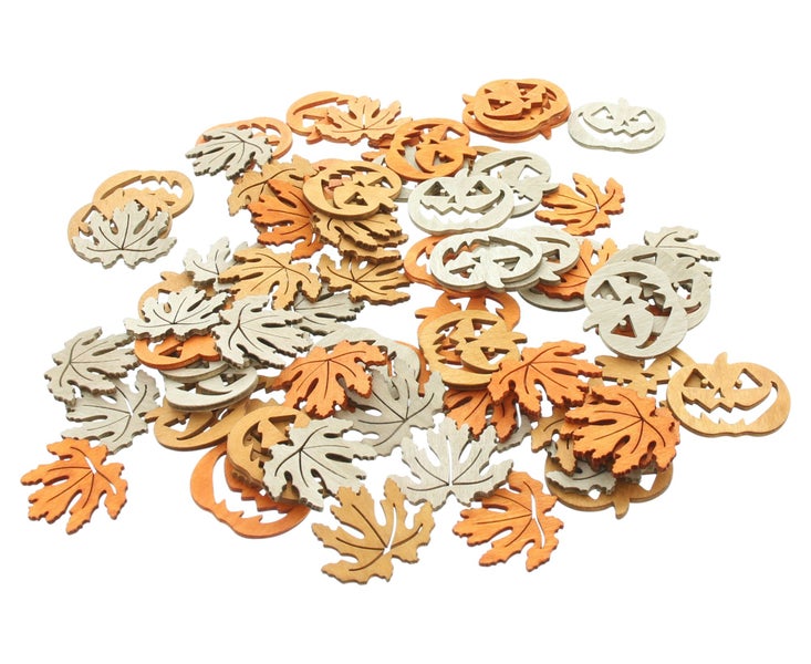 Halloween Streuer Herbstdeko, 72er Set