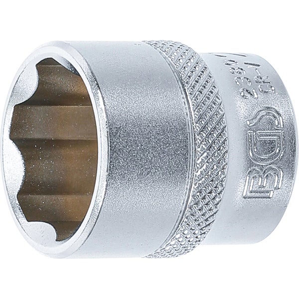 BGS Steckschlüssel-Einsatz Super Lock Antrieb Innenvierkant 10 mm (3/8) SW 20 mm - 2380