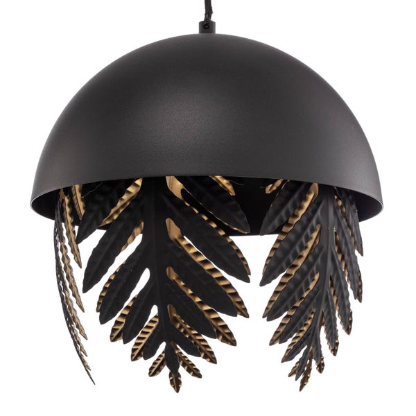 Lucande Pendelleuchte Aparas (Design, Modern) in Schwarz aus Metall (3 flammig E27) - Design-Hängeleuchte Esstischlampe Hängelampe Hängeleuchte Wohnzimmerleuchte