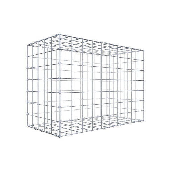Gabione 100 cm x 70 cm x 50 cm (L x H x T), Maschenweite 10 cm x 10 cm, C-Ring