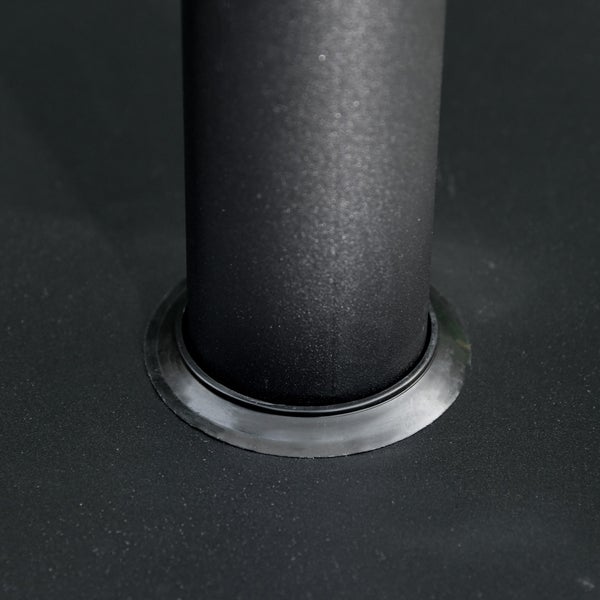 Outsunny Sonnenschirmständer Schirmständer Schirmhalter Schirmfuß 13 kg Ständer Schirm Ø35/38/48 mm Metall + Zement Schwarz 40 x 40 x 43 cm