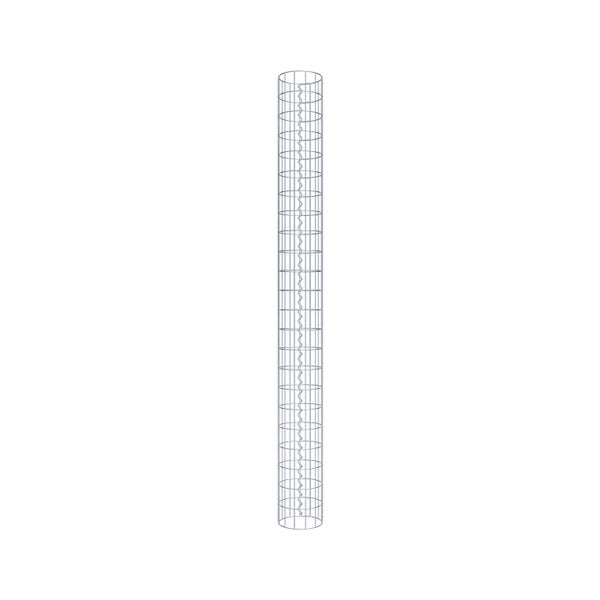 Gabionensäule Durchmesser 22 cm, MW 5 x 10 cm rund - Höhe: 2,30 m