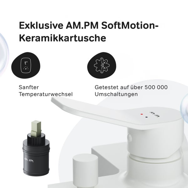 AM.PM SoftMotion Keramikkartusche für sanften Temperaturwechsel, getestet auf über 500000 Umschaltungen
