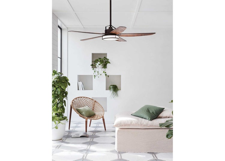 Louisville Deckenventilator 157 cm mit 6 Geschwindigkeiten und Fernbedienung
