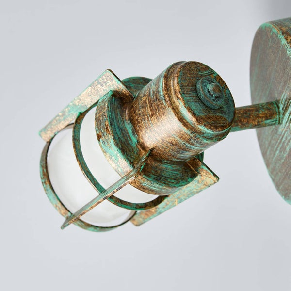 Lindby Wandleuchte, Wandlampe Innen Giorgi (Retro Vintage Antik) in Bronze aus Metall (1 flammig E14) - Wandstrahler Wandbeleuchtung Schlafzimmer / Wohnzimmer Wohnzimmerleuchte