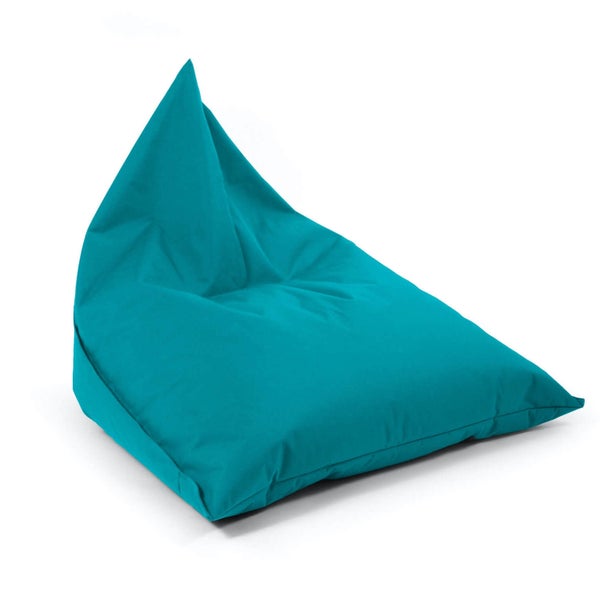 Sitzsack Outdoor für Balkon und Garten 'Der Sommerschlitten', Bean Bag mit EPS-Perlen Füllung, Relaxliege federleicht, Liegekissen, Bodenkissen für Kinder und Erwachsene in petrol