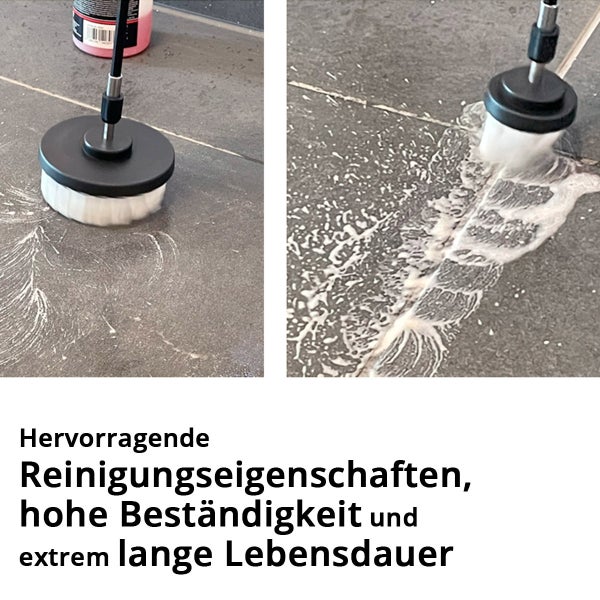 Bürsten-Aufsatz 45er Set für Akkuschrauber und Bohrmaschinen