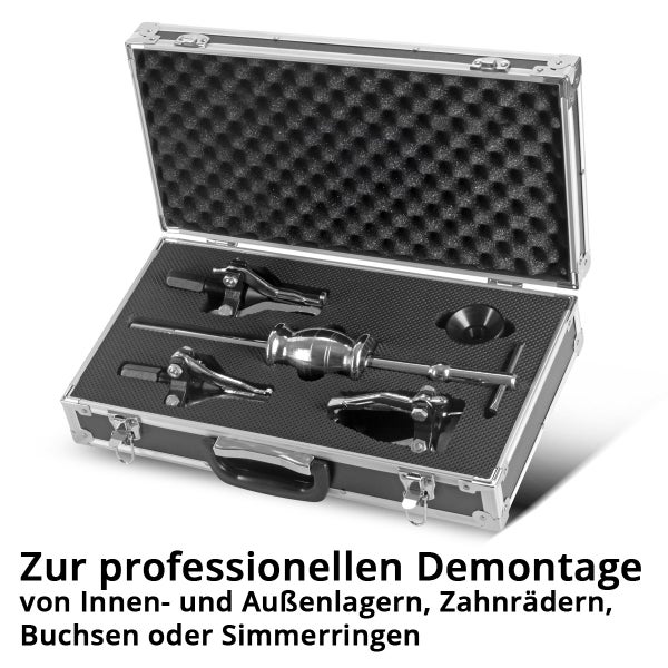 STAHLWERK Lagerabzieher 5-teiliges Set mit Gleithammer, professionelle Demontage