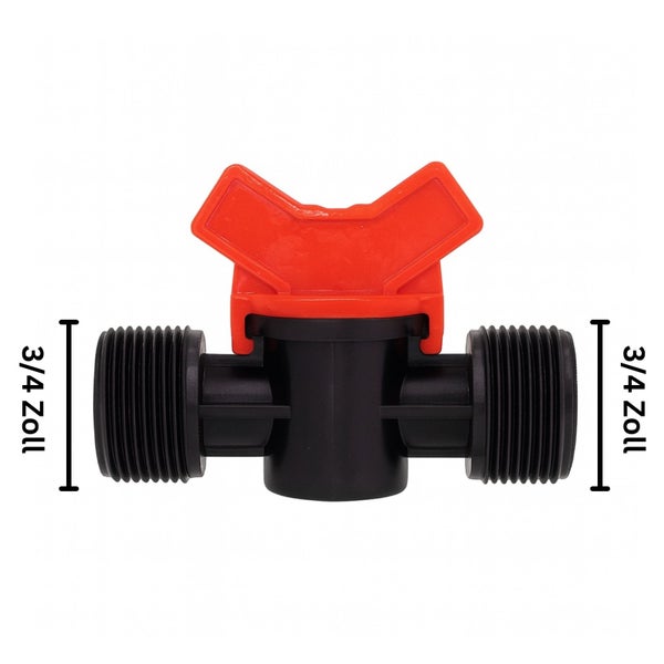 Absperrhahn 3/4 AG 3/4 AG – Wasserhahn Gewinde