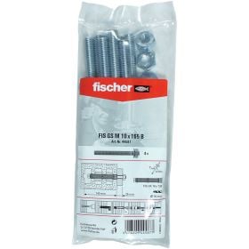 fischer Ankerstange FIS GS M 10 mal 165 B im Kunststoffbeutel mit Muttern und Scheiben