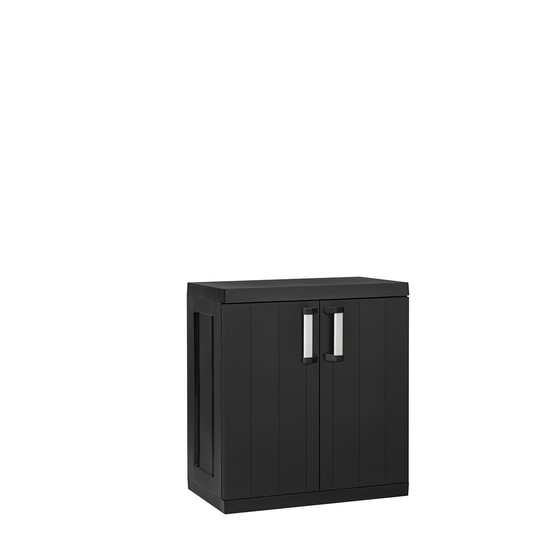 Toomax Lagerschrank Niedrig 80x40x90 cm Anthrazit Garage Aufbewahrungssystem