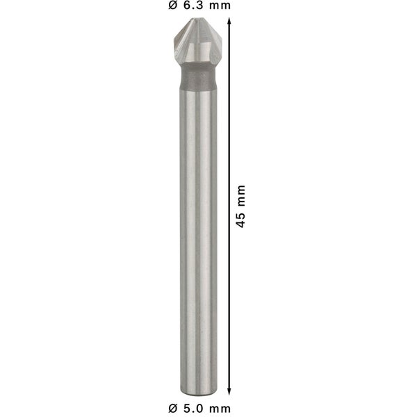 Bosch PRO Soft Metal HSS Kegelsenker 6,3 x 45 mm M3 - 2608597504