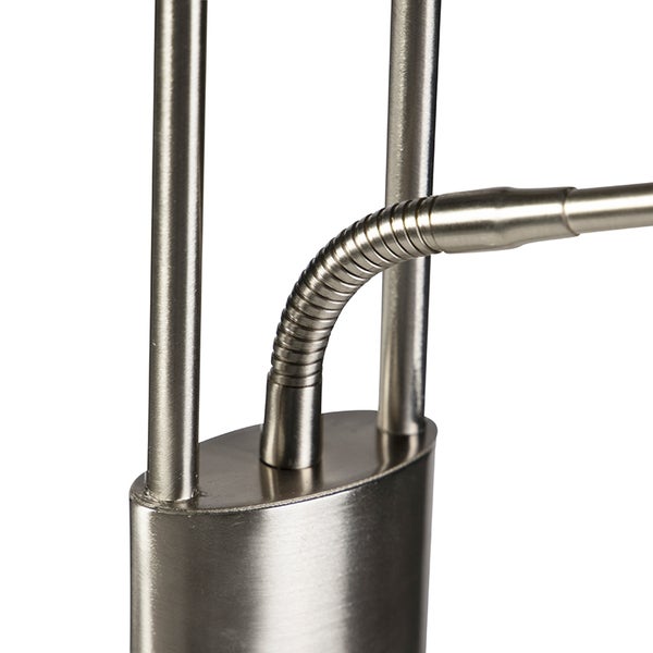 Detailansicht einer Schreibtischlampe mit flexiblem Arm