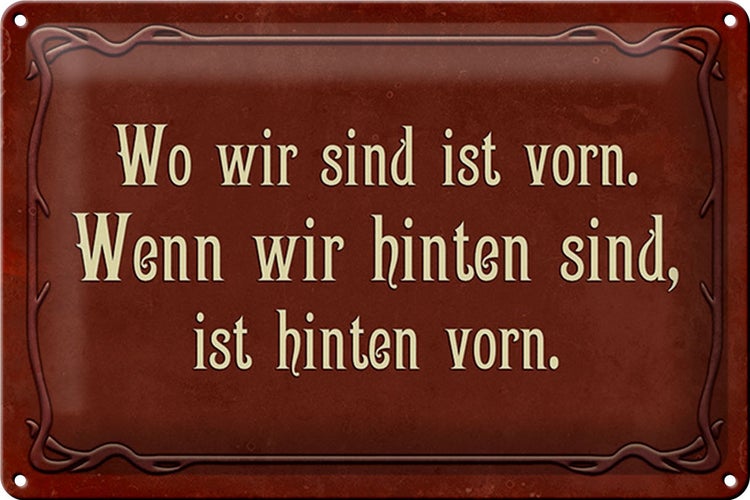 Wo Wir Sind Ist Vorne