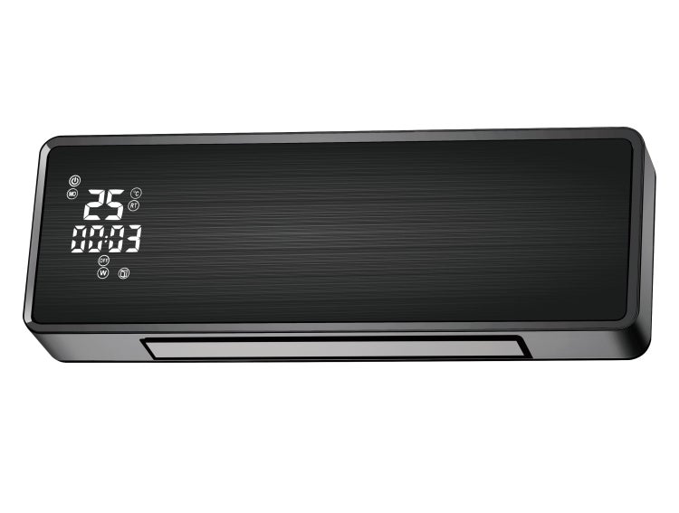 Wandkonvektor mit digitaler Anzeige für Temperatur und Timer