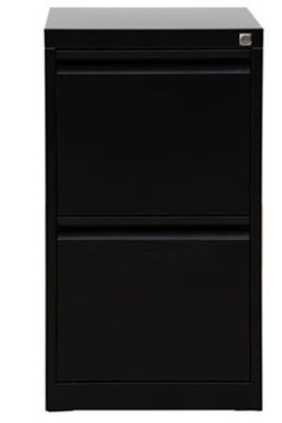 PROREGAL Hängeregistraturschrank 2 Schubladen Mare HxBxT 70 x 40 x 62 cm Schwarz