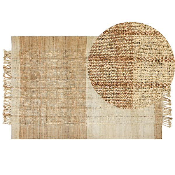 Teppich KARKIN 200 x 300 cm Jute Beige