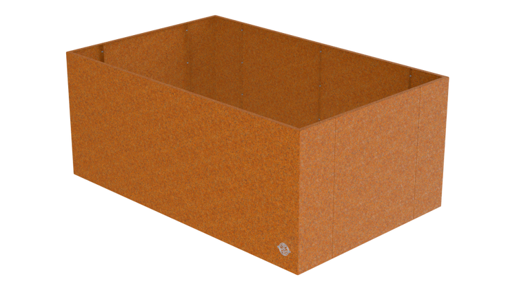 Hochbeet klassisch ELEO Monterosso 90 x 135 x 68 cm Cortenstahl
