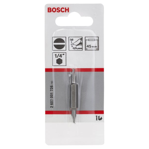 Bosch Doppelklinge S0, 6 x 4,0, S0, 6 x 4,0, 45 mm - 2607001736