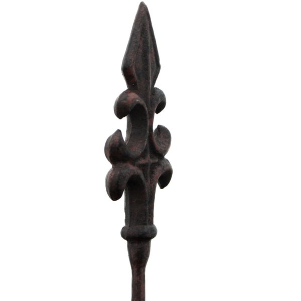 FRANK FLECHTWAREN | Gartenstecker Lilie, 2er Set, METALL, Lilie Höhe 14 cm, GH 110 cm