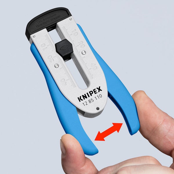 Knipex Abisolierwerkzeug für Glasfaserkabel 190 mm - 1285110SB