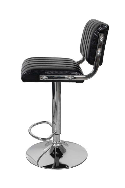 Barstuhl Midnight 700 2er-Set Schwarz
