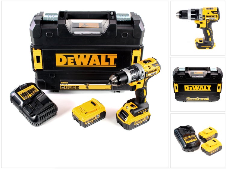 DeWalt Akku Bohrschrauber Set mit zwei Akkus Ladegerät und Transportkoffer