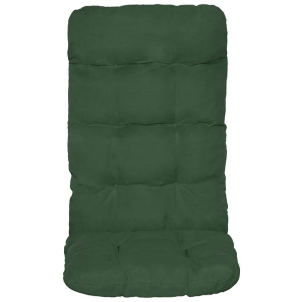 Beautissu Flair HL Hochlehner 120x50x8cm Dunkelgrün (2tlg)