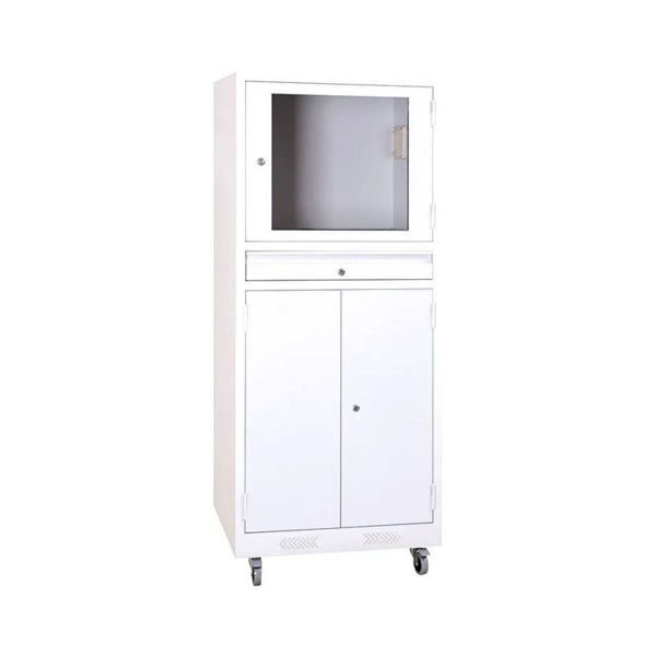 PROREGAL Industrie-PC-Schrank Bear HxBxT 170 x 68 x 60 cm Weiß