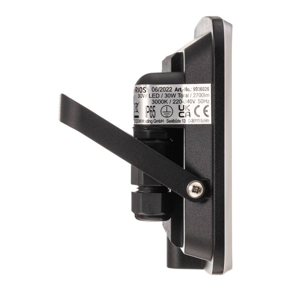 PRIOS LED Wandleuchte außen Kaison (Modern) in Schwarz aus Aluminium (1 flammig, ) - Außenwandleuchten Wandlampe Led Außenlampe Outdoor für Außenwand/Hauswand Haus Terrasse & Balkon