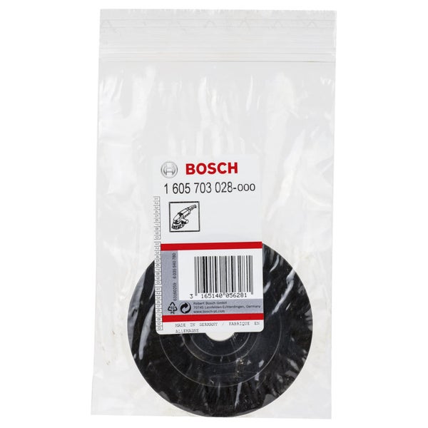 Bosch Logo. Schleifscheibe im Beutel.